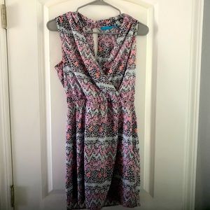 Tori Richard Printed dress- Silk